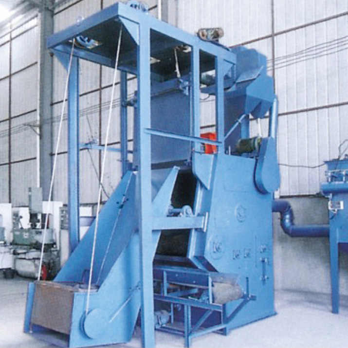 Q32系列自動上下料(卷揚上料、輸送下料、環(huán)保)履帶拋丸清理機